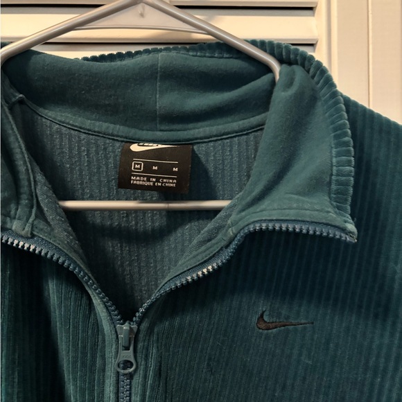 Nike Teal Ribbed Jacket - Picture 3 of 4